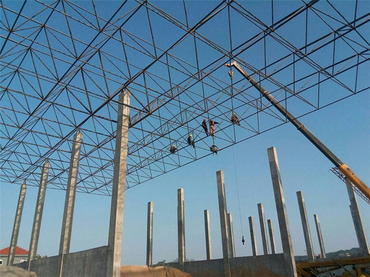 铜川加气站钢结构网架案例10